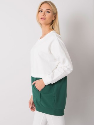 Bluza RV-BL-7197.89P biało-zielony L/XL