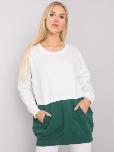 Bluza RV-BL-7197.89P biało-zielony L/XL