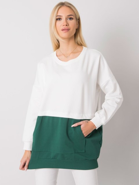 Bluza RV-BL-7197.89P biało-zielony S/M Bluza RV-BL-7197.89P biało-zielony S/M