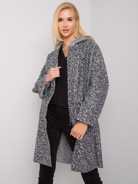 Płaszcz TW-PL-BI-21715-1.87P ciemny szary Płaszcz TW-PL-BI-21715-1.87P ciemny szary