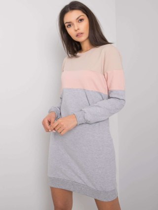 Sukienka RV-SK-5869.04 ciemny bezowy S