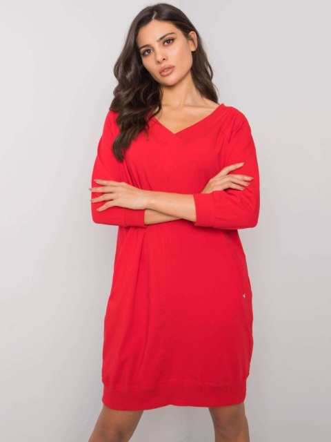 Sukienka RV-SK-7203.35P czerwony L/XL Sukienka RV-SK-7203.35P czerwony L/XL