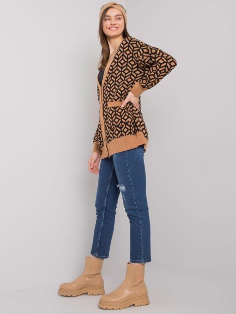 Sweter ASM-SW-7526.60 camelowy Sweter ASM-SW-7526.60 camelowy