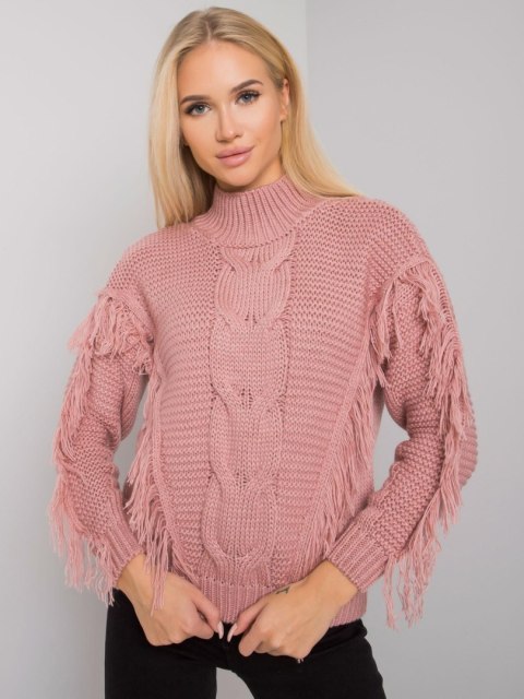 Sweter CA-SW-3744.08 ciemny różowy