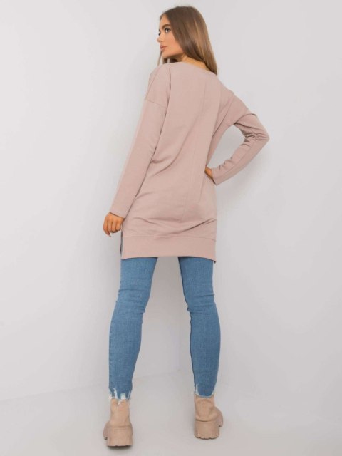 Tunika RV-TU-7201.43P ciemny bezowy L/XL Tunika RV-TU-7201.43P ciemny bezowy L/XL