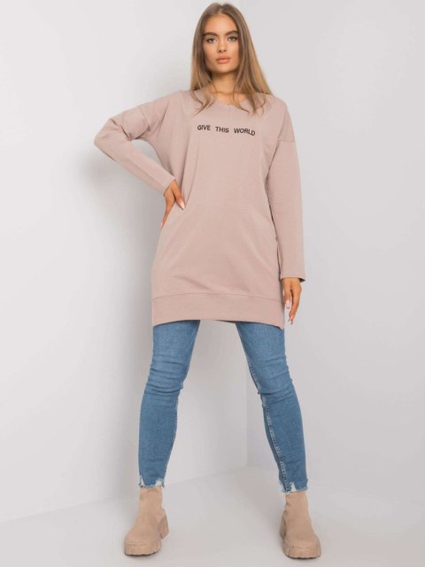 Tunika RV-TU-7201.43P ciemny bezowy L/XL Tunika RV-TU-7201.43P ciemny bezowy L/XL