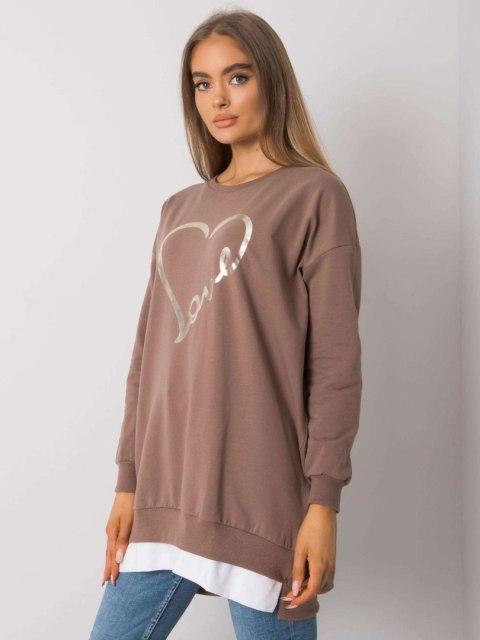 Tunika RV-TU-7258.40P brązowy L/XL Tunika RV-TU-7258.40P brązowy L/XL