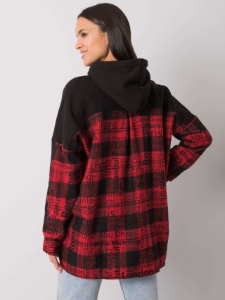 Bluza RV-BL-7312.14 czarno-czerwony S/M