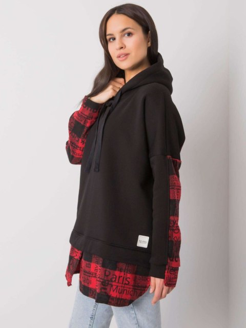 Bluza RV-BL-7312.14 czarno-czerwony S/M Bluza RV-BL-7312.14 czarno-czerwony S/M
