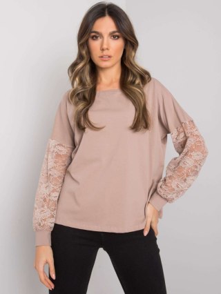 Bluzka RV-BZ-7342.03 ciemny bezowy L/XL