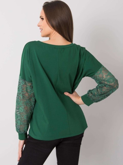 Bluzka RV-BZ-7342.03 ciemny zielony L/XL