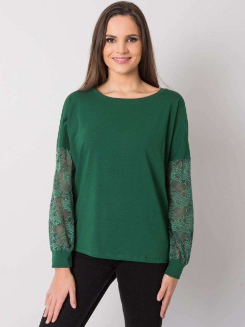 Bluzka RV-BZ-7342.03 ciemny zielony L/XL