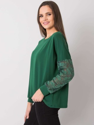 Bluzka RV-BZ-7342.03 ciemny zielony S/M