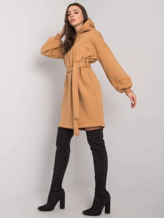 Sukienka RV-SK-7253.13 camelowy L/XL