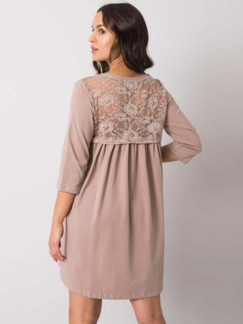 Sukienka RV-SK-7321.70 ciemny bezowy L/XL