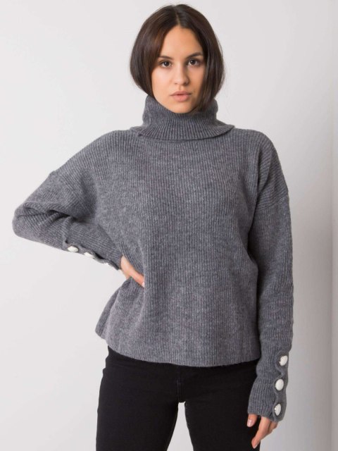 Sweter LC-SW-15-2.01 ciemny szary Sweter LC-SW-15-2.01 ciemny szary