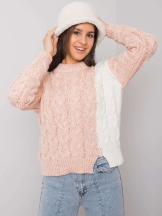 Sweter TO-SW-77.12 jasny różowy