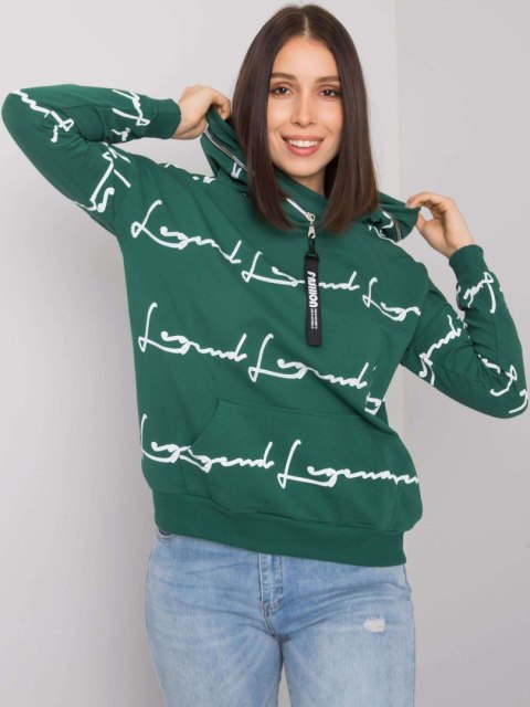 Bluza RV-BL-7127.27 ciemny zielony Bluza RV-BL-7127.27 ciemny zielony
