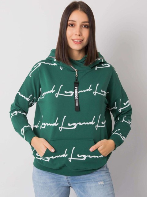 Bluza RV-BL-7127.27 ciemny zielony Bluza RV-BL-7127.27 ciemny zielony
