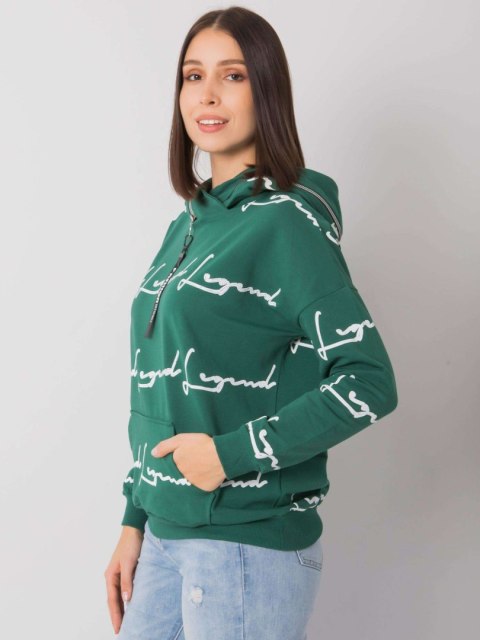 Bluza RV-BL-7127.27 ciemny zielony Bluza RV-BL-7127.27 ciemny zielony