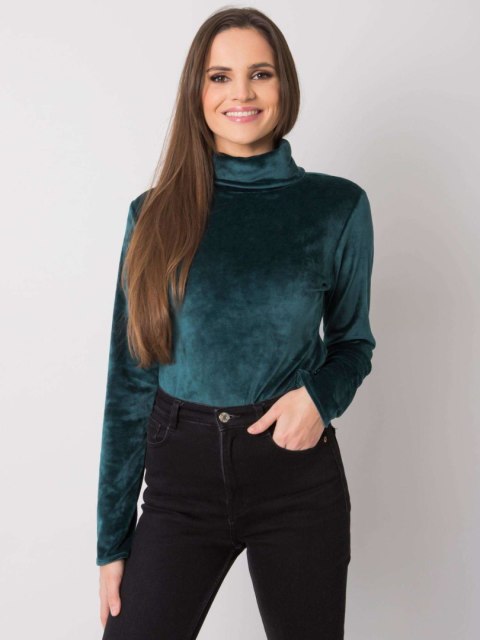 Bluzka LK-BZ-508410.07P ciemny zielony L/XL