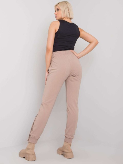 Spodnie dresowe RV-DR-7365.17P ciemny bezowy S/M Spodnie dresowe RV-DR-7365.17P ciemny bezowy S/M