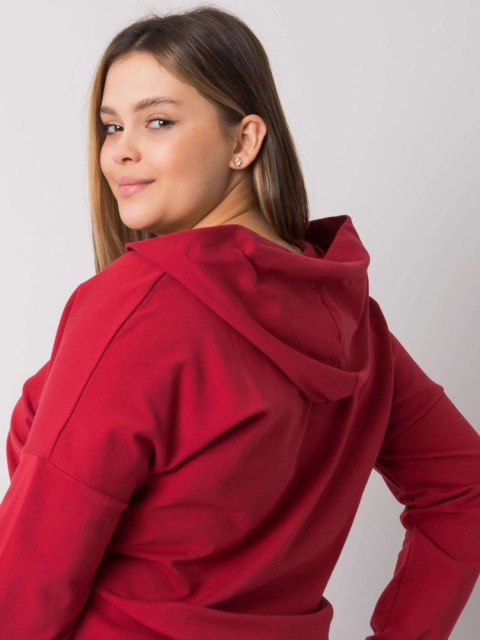 Bluza RV-BL-7179.27 bordowy Bluza RV-BL-7179.27 bordowy