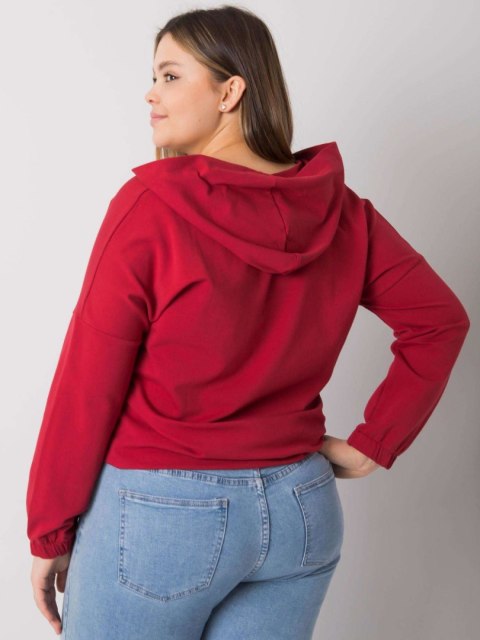 Bluza RV-BL-7179.27 bordowy Bluza RV-BL-7179.27 bordowy