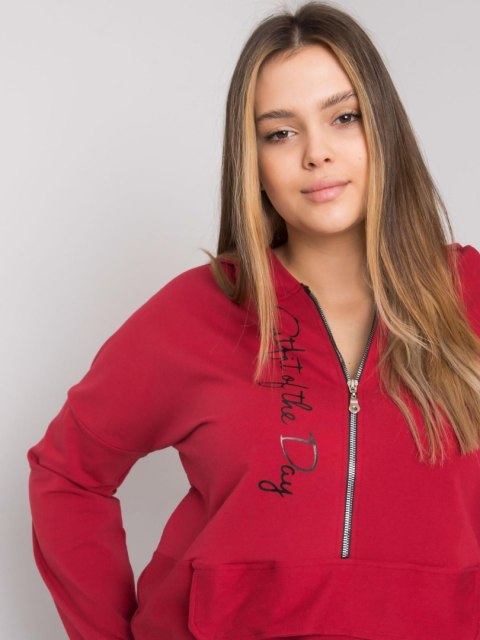 Bluza RV-BL-7179.27 bordowy Bluza RV-BL-7179.27 bordowy