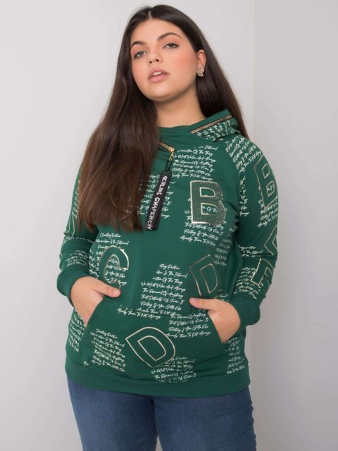 Bluza RV-BL-7218.38 ciemny zielony Bluza RV-BL-7218.38 ciemny zielony