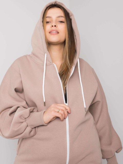 Bluza RV-BL-7282.22P ciemny bezowy Bluza RV-BL-7282.22P ciemny bezowy