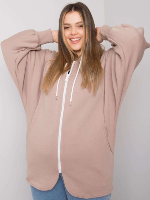 Bluza RV-BL-7282.22P ciemny bezowy Bluza RV-BL-7282.22P ciemny bezowy