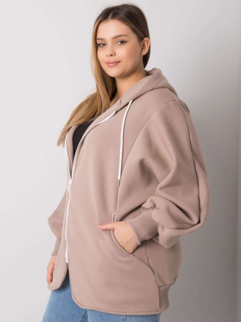 Bluza RV-BL-7282.22P ciemny bezowy Bluza RV-BL-7282.22P ciemny bezowy