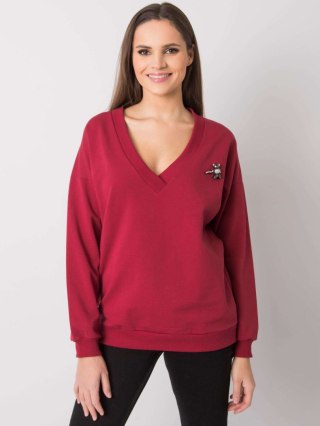 Bluza RV-BL-7370.78P bordowy L/XL