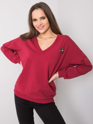 Bluza RV-BL-7370.78P bordowy L/XL
