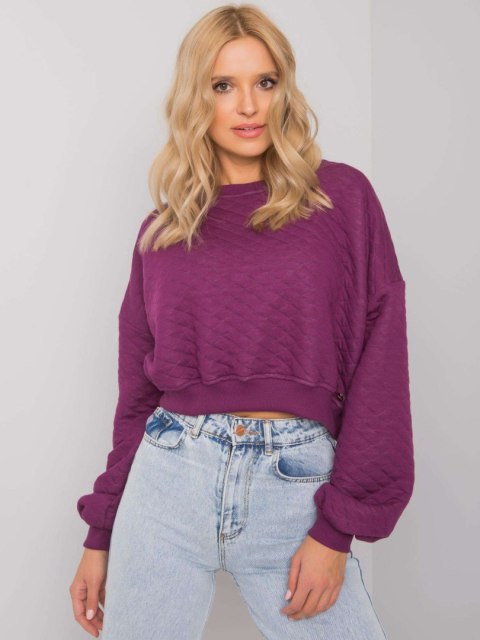 Bluza RV-BL-7450.64 ciemny fioletowy S/M