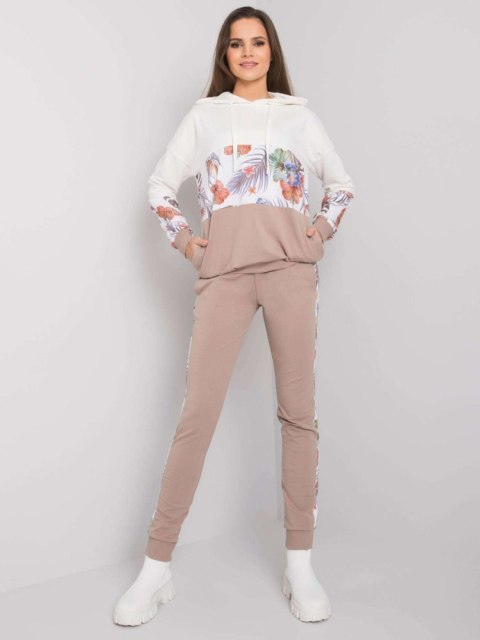 Komplet RV-KMPL-7356.82 biało-beżowy L/XL Komplet RV-KMPL-7356.82 biało-beżowy L/XL