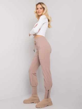 Spodnie dresowe RV-DR-7341.30P ciemny bezowy M