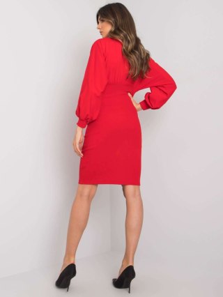 Sukienka RV-SK-7337.19 czerwony S/M
