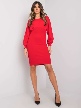 Sukienka RV-SK-7337.19 czerwony S/M