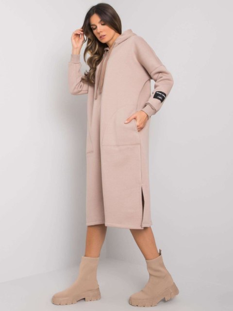 Sukienka RV-SK-7359.25X ciemny bezowy L/XL Sukienka RV-SK-7359.25X ciemny bezowy L/XL