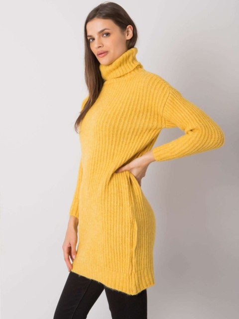 Sweter ASM-SW-5041.96P ciemny żółty Sweter ASM-SW-5041.96P ciemny żółty