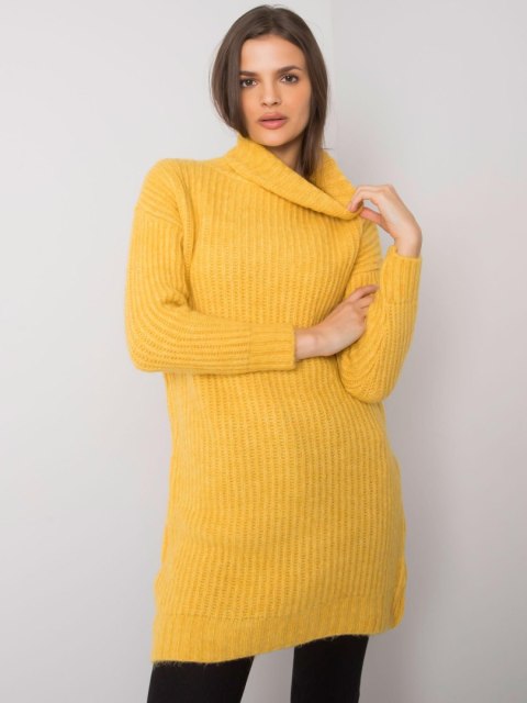 Sweter ASM-SW-5041.96P ciemny żółty Sweter ASM-SW-5041.96P ciemny żółty