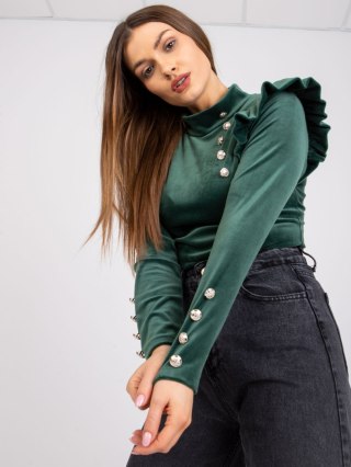 Bluzka DHJ-BZ-6533A.44P ciemny zielony
