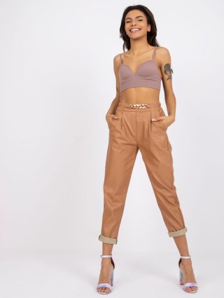 Spodnie DHJ-SP-5058.35P camelowy XL