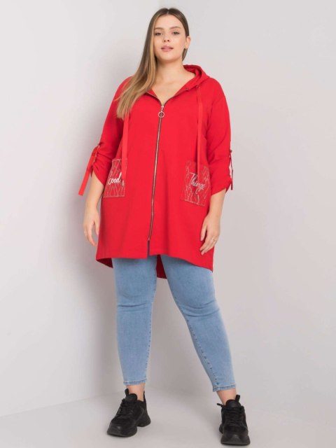 Bluza RV-BL-6795.84 czerwony Bluza RV-BL-6795.84 czerwony