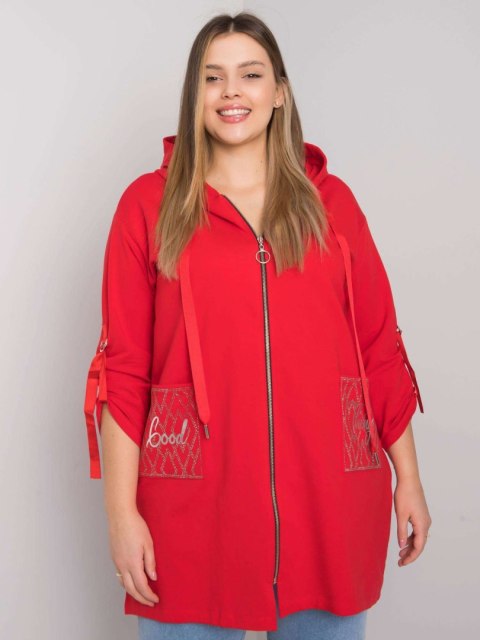 Bluza RV-BL-6795.84 czerwony Bluza RV-BL-6795.84 czerwony