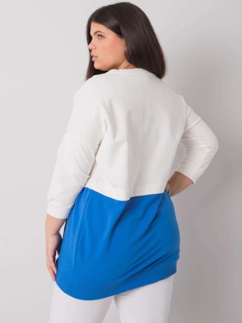 Bluza RV-BL-6845.51P biało-niebieski Bluza RV-BL-6845.51P biało-niebieski