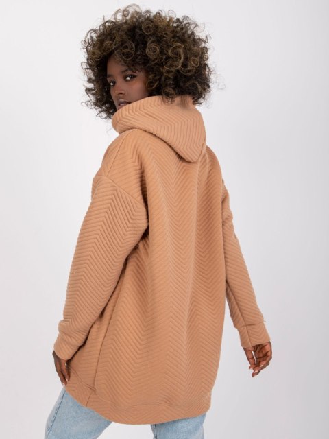 Bluza RV-BL-7487.66 camelowy S/M Bluza RV-BL-7487.66 camelowy S/M