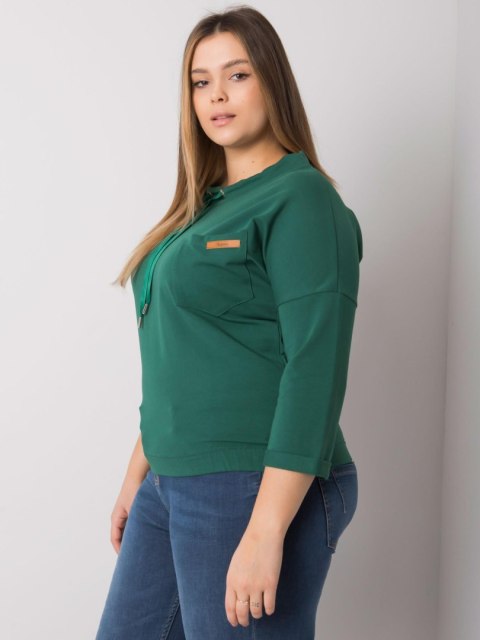 Bluzka RV-BZ-6161.08 ciemny zielony Bluzka RV-BZ-6161.08 ciemny zielony